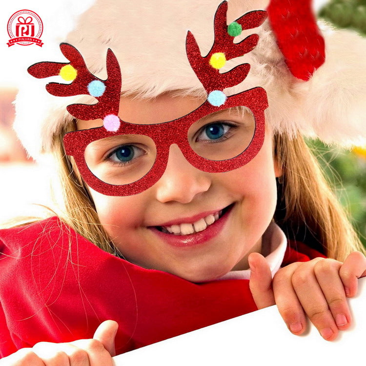 Funny Christmas Creative Decorative Eyeglass Frame - chicyea