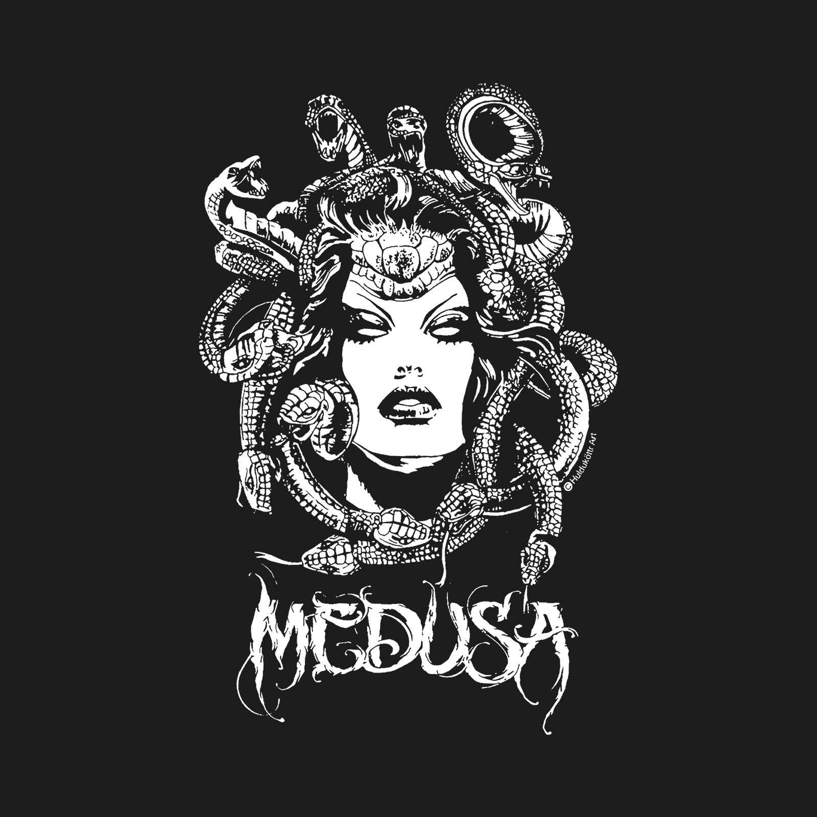 Minnieskull Personalized Medusa Print T-Shirt - chicyea