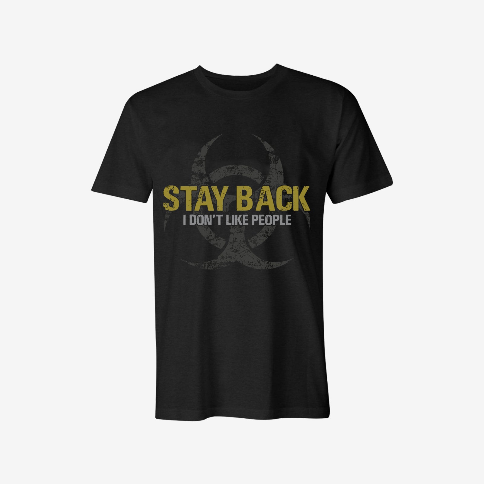 Livereid Stay Back I Don'T Like People Letter T-Shirt - chicyea