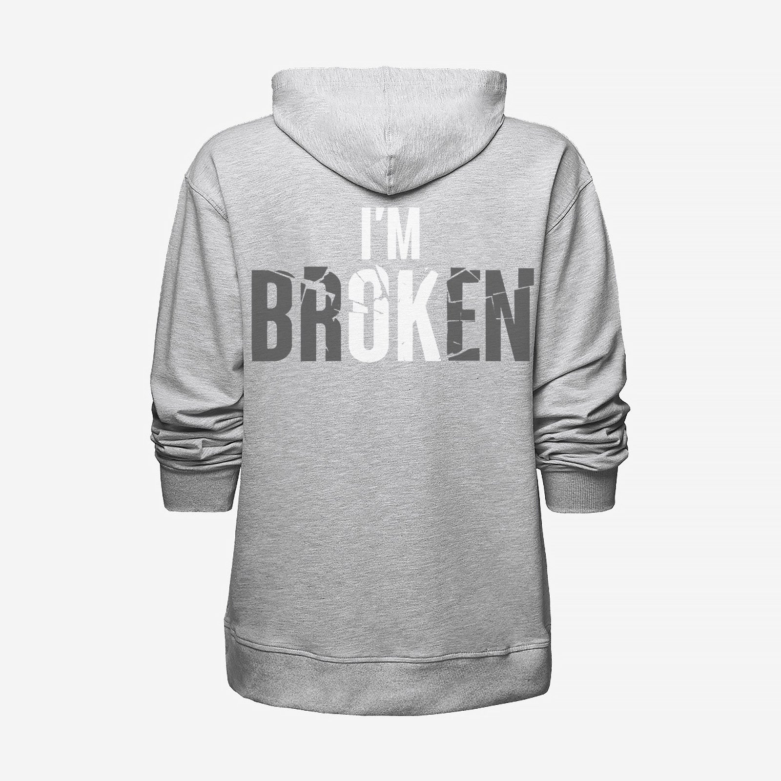 Uprandy I'M Broken Men Hoodie - Chicyea