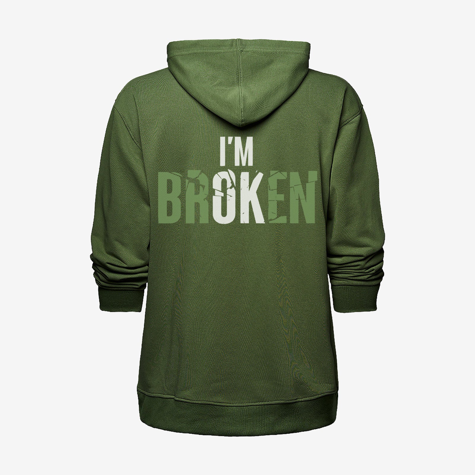 Uprandy I'M Broken Men Hoodie - Chicyea